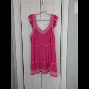 Torrid Women's Size 3X Pink Sleeveless Shirt Tunic